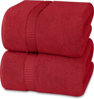 Foto 1 | Foto 1 | Toalla De Baño Utopia Towels Luxurious Jumbo, 100% Algodón, 600 G/m², Roja - Venta Internacional.