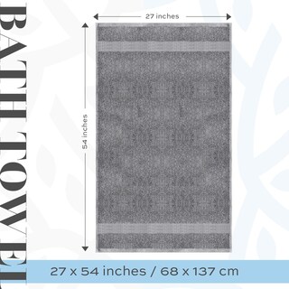 Foto 4 | Foto 4 | Juego De Toallas De Baño, Color Blanco, Clásico, Lujoso, 700 G/m², Algodón, 4 Unidades - Venta Internacional.