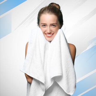 Foto 7 | Foto 7 | Toallas De Baño Infinitee Xclusives Premium, 100% Algodón, Paquete De 4 - Venta Internacional.