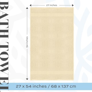 Foto 4 | Foto 4 | Juego De Toallas De Baño, Color Blanco, Clásico, Lujoso, 700 G/m², Algodón, 4 Unidades - Venta Internacional.