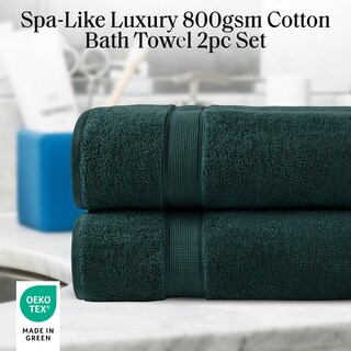 Foto 2 | Foto 2 | Juego De Toallas De Baño Madison Park Signature, 800 G/m², 100% Algodón, X2 - Venta Internacional.