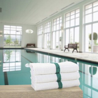 Foto 4 | Foto 4 | Toalla Blanca Arkwright Para Baño Gimnasio, 100% Algodón, 22 X 44 Cm, Color Verde, 6 Unidades - Venta Internacional.
