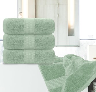 Foto 6 | Foto 6 | Juego De Toallas De Baño, Color Blanco, Clásico, Lujoso, 700 G/m², Algodón, 4 Unidades - Venta Internacional.