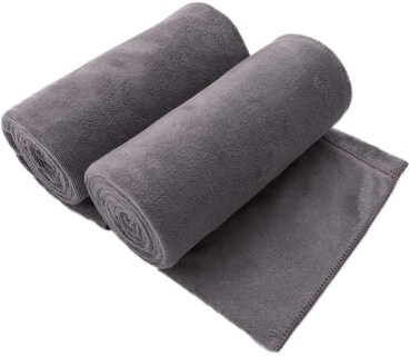 Foto 1 | Foto 1 | Toallas De Baño Jml, Toallas De Baño De Microfibra, Paquete De 2 Unidades, 35 X 70 Cm, Color Gris - Venta Internacional.