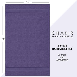 Foto 6 | Foto 6 | Toallas De Baño Chakir Turkish Linens 100% Algodón Ciruela (90 X 180 Cm) - Venta Internacional.