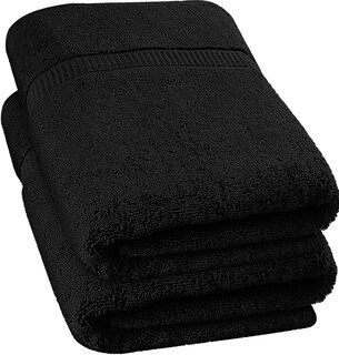 Foto 2 | Foto 2 | Toalla De Baño Utopia Towels Luxurious Jumbo, 100% Algodón, 600 G/m², Negra - Venta Internacional.