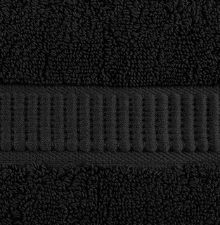 Foto 4 | Foto 4 | Toalla De Baño Utopia Towels Luxurious Jumbo, 100% Algodón, 600 G/m², Negra - Venta Internacional.