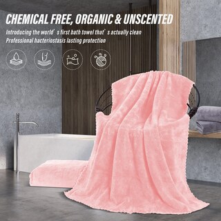 Foto 5 | Foto 5 | Juego De Toallas De Baño Moonqueen Premium Microfiber Coral Velvet X2 - Venta Internacional.