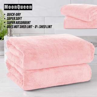 Foto 6 | Foto 6 | Juego De Toallas De Baño Moonqueen Premium Microfiber Coral Velvet X2 - Venta Internacional.