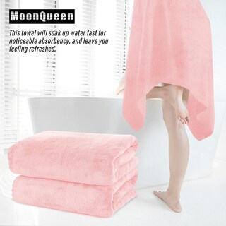 Foto 7 | Foto 7 | Juego De Toallas De Baño Moonqueen Premium Microfiber Coral Velvet X2 - Venta Internacional.