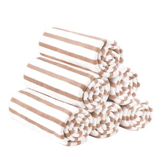 Foto 1 | Foto 1 | Toalla De Playa Jml Cabana Stripe De Microfibra, 27 X 55 Cm (paquete De 6) - Venta Internacional.