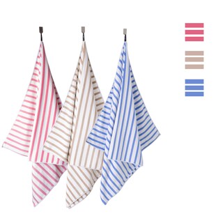 Foto 4 | Foto 4 | Toalla De Playa Jml Cabana Stripe De Microfibra, 27 X 55 Cm (paquete De 6) - Venta Internacional.