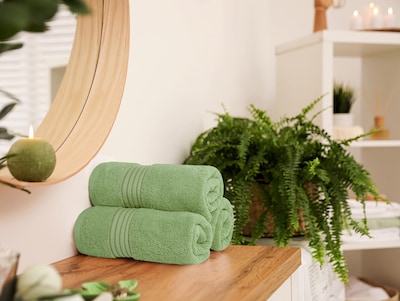 Foto 6 | Foto 6 | Toallas De Mano Utopia Towels Premium, 100% Algodón Hilado En Anillos, 4 Unidades - Venta Internacional.