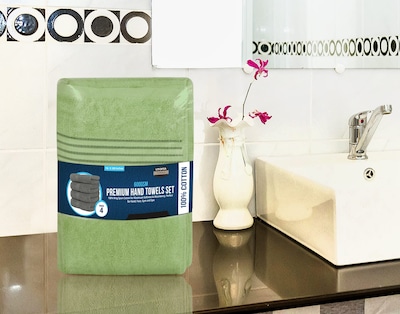 Foto 7 | Foto 7 | Toallas De Mano Utopia Towels Premium, 100% Algodón Hilado En Anillos, 4 Unidades - Venta Internacional.