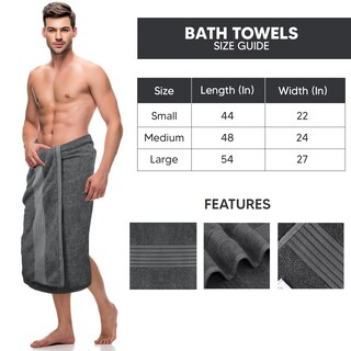 Foto 3 | Foto 3 | Juego De Toallas De Baño Utopia Towels, 100% Algodón Hilado En Anillos, Gris, 4 Unidades - Venta Internacional.