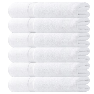 Foto 1 | Foto 1 | Toallas De Baño Wealuxe, Algodón Blanco, 24 X 50 Cm, Paquete De 6 - Venta Internacional.