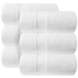 Foto 2 | Foto 2 | Toallas De Baño Wealuxe, Algodón Blanco, 24 X 50 Cm, Paquete De 6 - Venta Internacional.