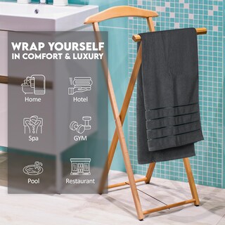 Foto 3 | Foto 3 | Juego De Toallas De Baño Utopia Towels Premium, Viscosa, 600 G/m², Paquete De 4 - Venta Internacional.