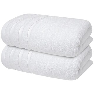 Foto 1 | Foto 1 | Juego De 2 Toallas De Baño Infinitee Xclusives, 100% Algodón, Color Blanco - Venta Internacional.