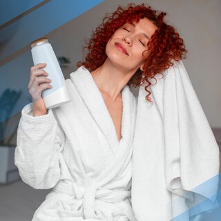 Foto 6 | Foto 6 | Juego De 2 Toallas De Baño Infinitee Xclusives, 100% Algodón, Color Blanco - Venta Internacional.