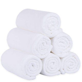 Foto 1 | Foto 1 | Juego de Toallas de Baño de Microfibra JML Blanco 6 Piezas 70 X 140 cm - Venta Internacional