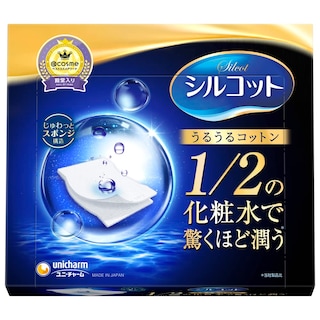 Foto 1 | Foto 1 | Esponja Unicharm Silcot Uruuru De Algodón Facial, 40 Hojas - Venta Internacional.