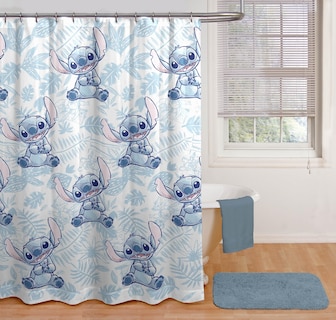 Foto 2 | Foto 2 | Cortina de Ducha Jay Franco Disney Lilo & Stitch 180x180 cm - Venta Internacional