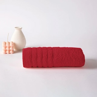 Foto 2 | Foto 2 | Toalla Baño Completo Encanto Rojo Poliéster Concord