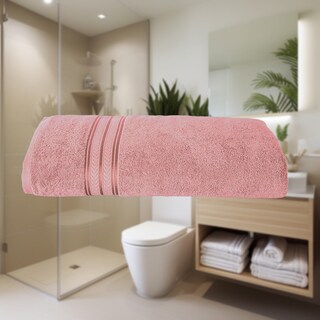 Foto 2 | Foto 2 | Toalla Baño Completo Premium Rosa Light Poliéster Concord