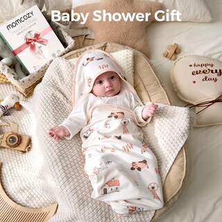 Foto 3 | Foto 3 | Toalla Para Bebé Momcozy Best Wishes Con Capucha, Suave Y Absorbente - Venta Internacional.