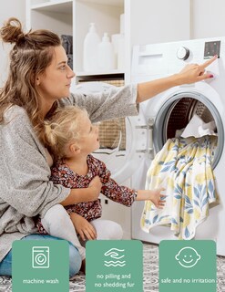 Foto 7 | Foto 7 | Toalla De Baño Supersuave Momcozy Con Capucha Para Bebés, Paquete De 2 - Venta Internacional.