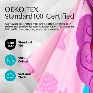 Foto 3 | Foto 3 | Toalla Con Capucha Joiedomi Mermaid, 100% Algodón, 30 X 50 Cm, Para Niños De 3 A 10 Años - Venta Internacional.