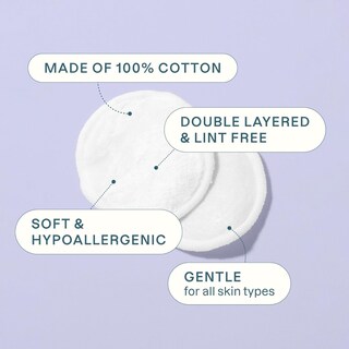 Foto 4 | Foto 4 | Cotton Rounds Cliganic Premium 100% Algodón Puro (500 Unidades) - Venta Internacional.