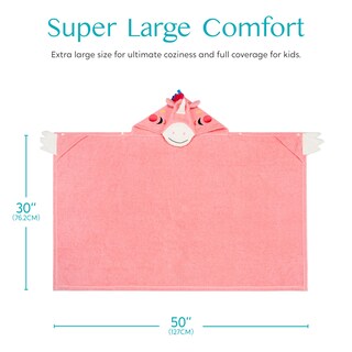 Foto 6 | Foto 6 | Toalla Con Capucha Joiedomi Unicorn Para Niños De 3 A 10 Años, Algodón Suave - Venta Internacional.