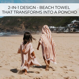 Foto 3 | Foto 3 | Toalla De Playa Con Capucha Zicoto Para Niños De 1 A 3 Años Algodón De Primera Calidad - Venta Internacional.