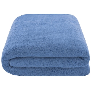 Foto 3 | Foto 3 | Toalla De Baño American Soft Linen Azul Eléctrico 100% Algodón - Venta Internacional.