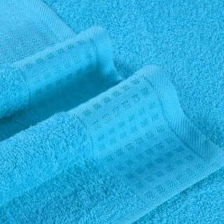 Foto 2 | Foto 2 | Juego De Toallas De Baño Glamburg 100% Algodón 70 X 140 Cm Azul Turquesa - Venta Internacional.
