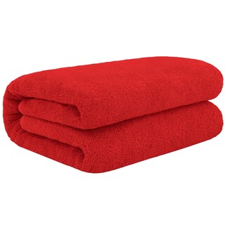 Foto 3 | Foto 3 | Toalla De Baño Cotton Paradise De Gran Tamaño 100% Algodón 100 X 200 Cm Color Rojo - Venta Internacional.