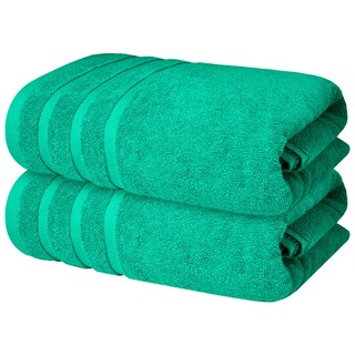 Foto 1 | Foto 1 | Juego De 2 Toallas De Baño Infinitee Xclusives 100% Algodón Color Verde - Venta Internacional.