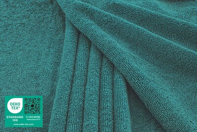Foto 2 | Foto 2 | Toalla De Baño American Soft Linen De Gran Tamaño  100% Algodón  Color Verde Azulado  40 X 80 Cm - Venta Internacional.