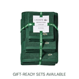 Foto 5 | Foto 5 | Toalla De Baño Lacoste Heritage 100% Algodón Supima Color Verde Cocodrilo - Venta Internacional.