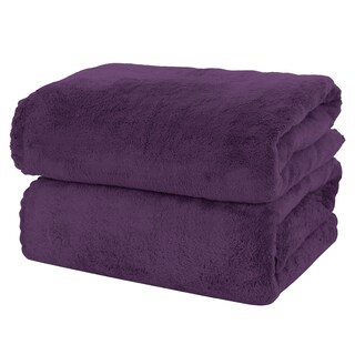 Foto 1 | Foto 1 | Juego De Toallas De Baño Moonqueen De Microfibra De Secado Rápido  Paquete De 2 Unidades  Color Morado - Venta Internacional.