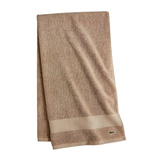 Foto 1 | Foto 1 | Toalla De Baño Lacoste Heritage 100% Algodón Arena Supima 76 X 137 Cm - Venta Internacional.