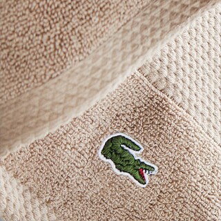 Foto 3 | Foto 3 | Toalla De Baño Lacoste Heritage 100% Algodón Arena Supima 76 X 137 Cm - Venta Internacional.