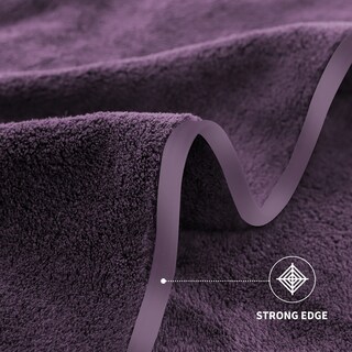 Foto 7 | Foto 7 | Juego De Toallas De Baño Cosy Family De Microfibra Paquete De 4 Color Morado - Venta Internacional.