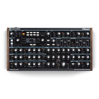 Foto 1 | Foto 1 | Sintetizador Polifónico Híbrido Analógico Digital Novation Peak Negro de 8 Voces