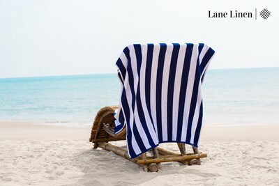 Foto 3 | Foto 3 | Toalla De Playa Lane Linen 100% Algodón De Gran Tamaño 36 X 72 Cm, Paquete De 2 - Venta Internacional.
