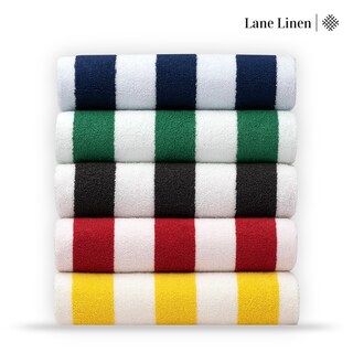 Foto 5 | Foto 5 | Toalla De Playa Lane Linen 100% Algodón De Gran Tamaño 36 X 72 Cm, Paquete De 2 - Venta Internacional.