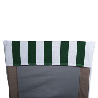 Foto 2 | Foto 2 | Toalla Para Sillón De Playa Dii Stripe, 100% Algodón Rizado, Verde - Venta Internacional.