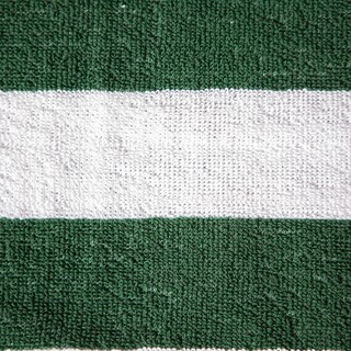 Foto 3 | Foto 3 | Toalla Para Sillón De Playa Dii Stripe, 100% Algodón Rizado, Verde - Venta Internacional.